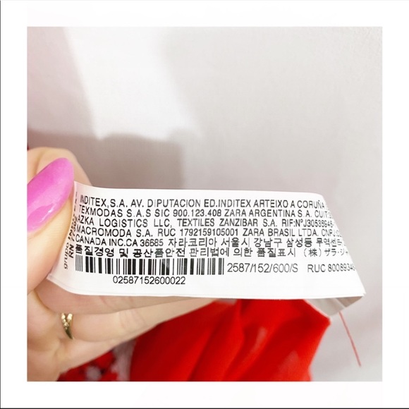 NEW ZARA Floral Tie Shoulder Midi Dress - Picture 9 of 11